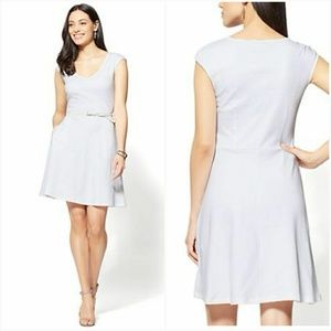 New York & Company Dresses - New NY & COMPANY Cotton V Pocket Fit Flare Dress New York & Company Dresses - New NY & COMPANY Cotton V Pocket Fit Flare Dress